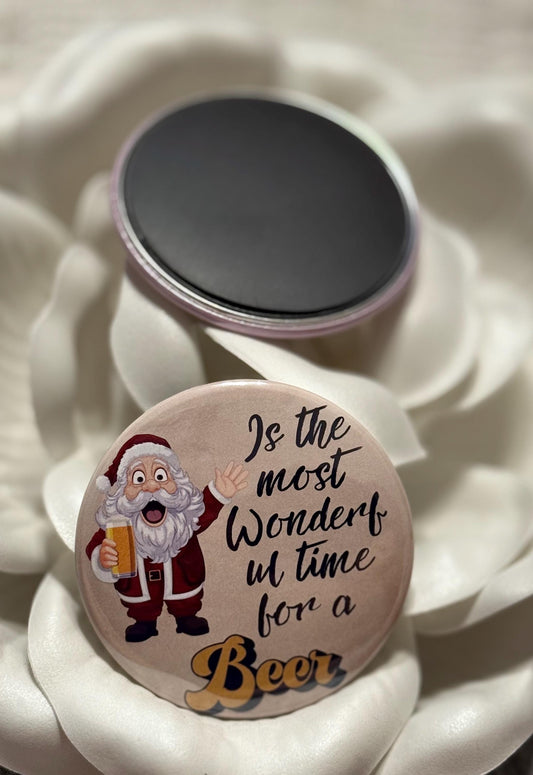 Is The Most Wonderful Time For A Beer Magnet ,funny refrigerator Magnets, Gift for Family, friends, co worker, humorous gift