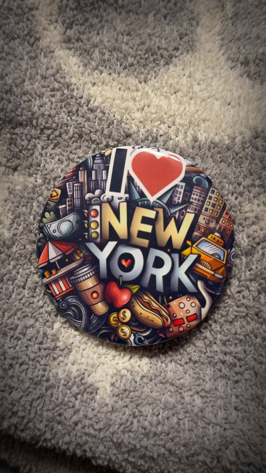 I Love New York Magnet: Travel Souvenir, Memory Keepsake