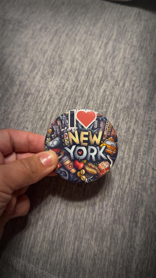 I Love New York Magnet: Travel Souvenir, Memory Keepsake