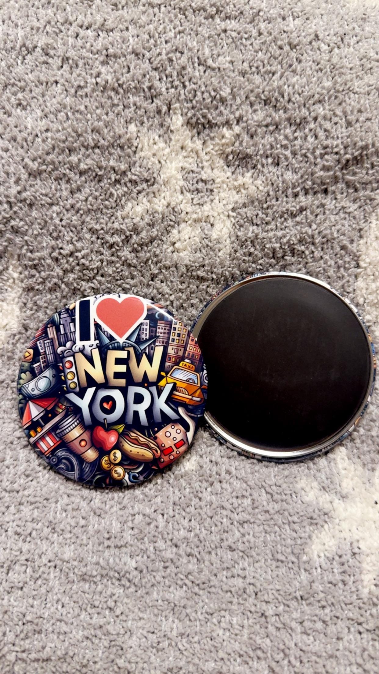 I Love New York Magnet: Travel Souvenir, Memory Keepsake